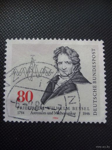 ФРГ. Ф.Бессель. 1984г. гашеная