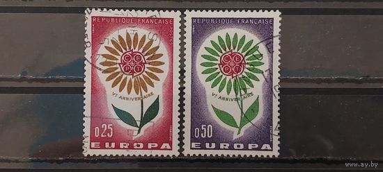 РАСПРОДАЖА ФРАНЦИЯ 1964г. Полная серия. Гаш.