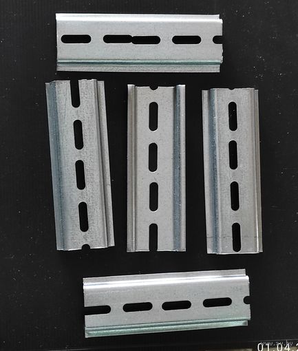 DIN-рейка для установки 6 автоматов (100мм) 5 штук с 1 рубля