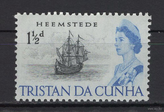 Тристан да Кунья /Tristan da Cunha 1965** Парусный корабль Елизавета II