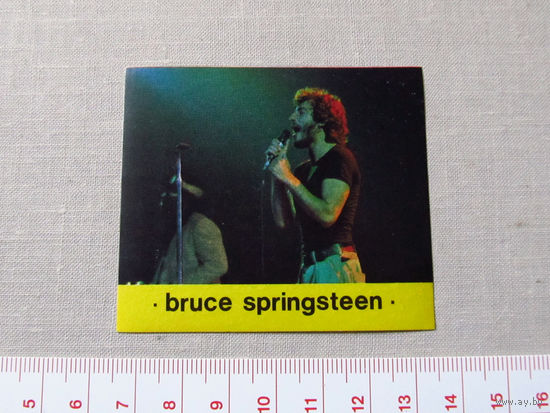 Наклейка Стикер Bruce Springsteen Новая Польша 1980-е