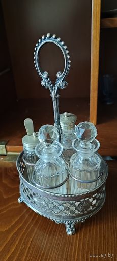Английский старинный  набор  для специй
