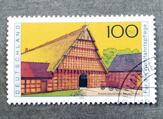 Марка Германия 1995 год Архитектура