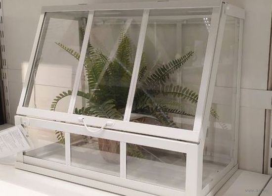 МИНИ ТЕПЛИЦА, ДЛЯ ДОМА, УЛИЦЫ, БЕЛАЯ, 45 СМ IKEA АKERBАR Новая мини теплица от ИКЕА 45 см Белая Декоративная мини теплица для дома, улицы, сада IKEA (тепличка) AKERBAR Размер в собранном виде  Ширина: