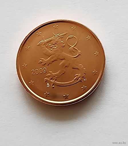 Финляндия 1 евроцент, 2009 UNC