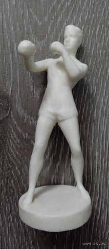 Фигурка. Боксер. Пластик. СССР .