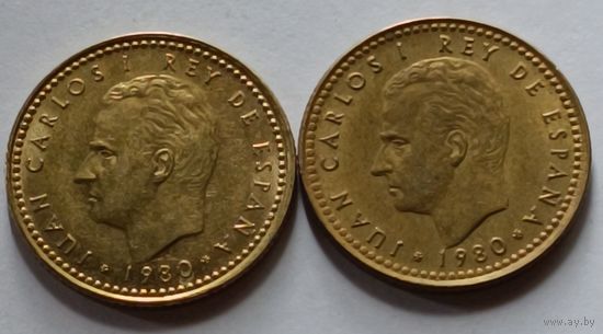 Испания. 1 песета 1980 года.