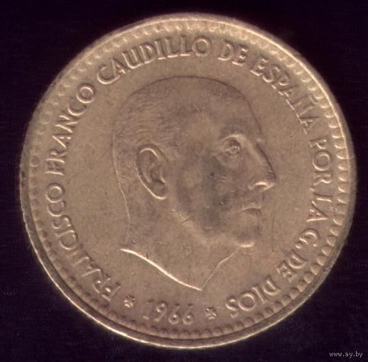 1 Песета 1966(70) год Испания
