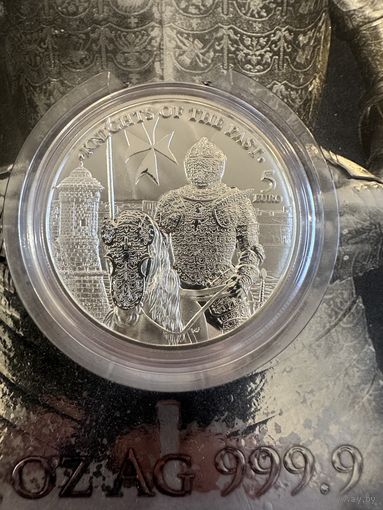 5 euro Malta Рыцари унция 999