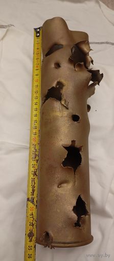 Антуражная немецкая гильза 80 мм. 1934 года. Распродажа! Старт с 1 рубля.