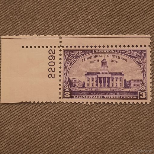 США 1938. 100 лет территории Айова. Полная серия