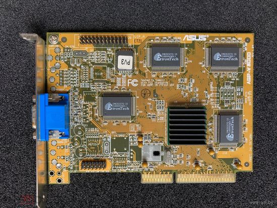 Видеокарта Asus V3000 AGP на чипе Riva128