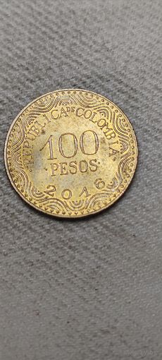 Колумбия 100 песос 2016