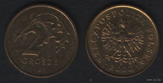 Польша y277 2 грош 2002 год (mw) (_alb2