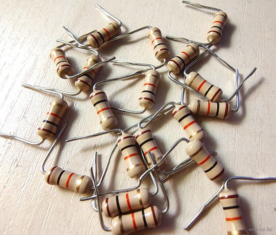 1 кОм ((цена за 98 штук)) 1 Вт резисторы. 1Вт. 1кОм