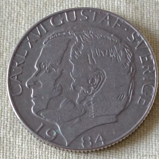 Швеция. 1 крона 1984 года.