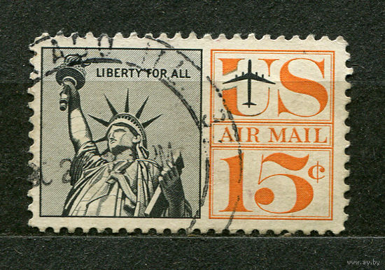 Авиапочта. Статуя свободы. США. 1959. Полная серия 1 марка