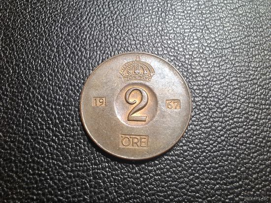 Швеция 2 эре 1967