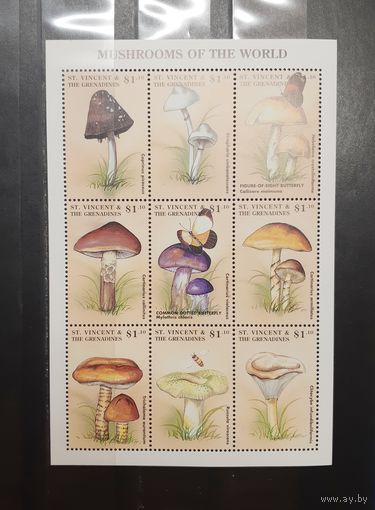 Сент Винсент и Гренадины. Флора. Грибы. Блок (1020)