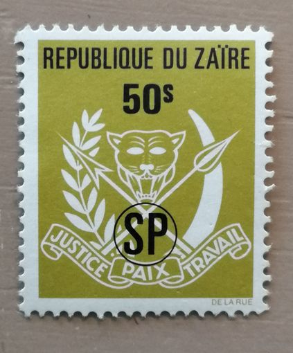 Марка Заир, Конго, герб Республики, 1970 г