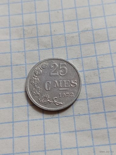 25 сантимов 1972 года