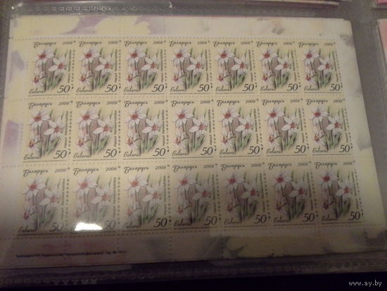 Беларусь 2008 нарцисс зак.  16-2011
