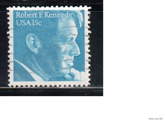 США-1979, (Мих.1371) , гаш. , Личности, Роберт Кеннеди(одиночка)
