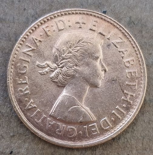 Австралия 1/2 пенни 1961 г., KM# 61