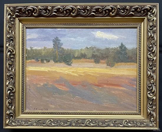 Дучиц Н.В;43/53см.с учетом родной рамы;63г;(Вечер);к/м;43/53 по раме;32/42