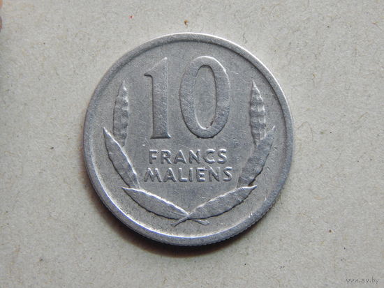 Мали 10 франков 1961г.