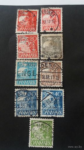 Дания  1927-33 9м парусники