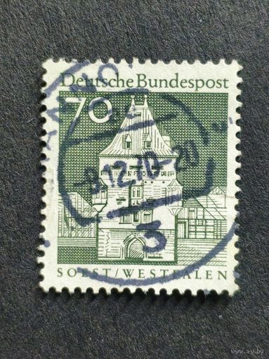 Германия 1966. Здания Германии 12 века. Остхофенские ворота, Зост / Вестфалия