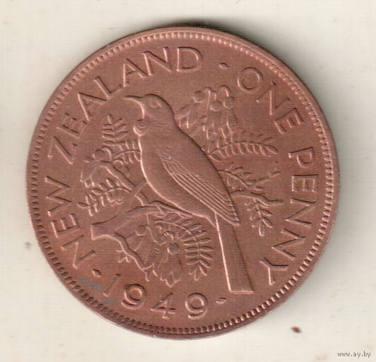 Новая Зеландия 1 пенни 1949