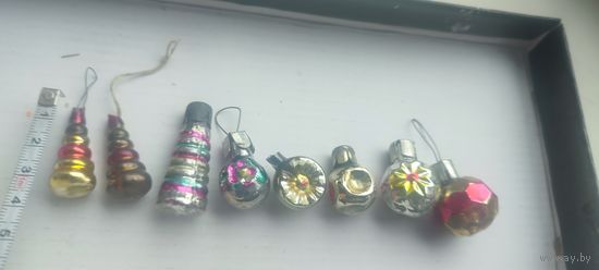 Новогодние мини игрушки СССР