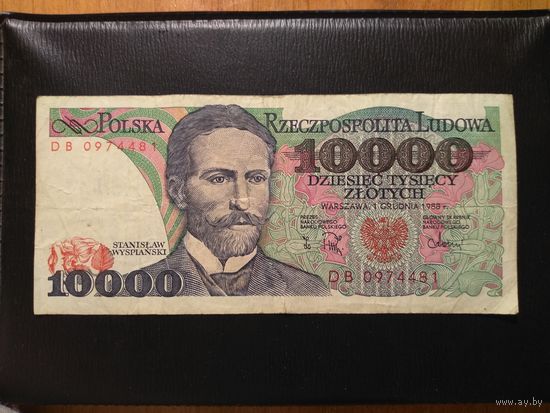 Польша 10000 злотых 1988 г.