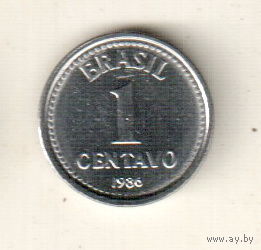 Бразилия 1 сентаво 1986