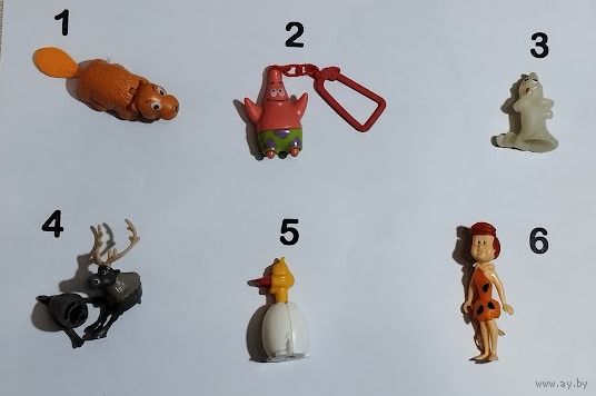 Фигурки киндер и другие. Игрушки разных серий, Лот 12