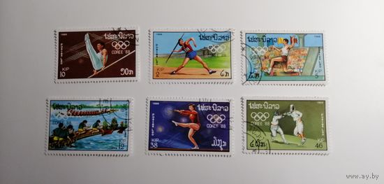 Лаос 1988. Олимпийские игры.
