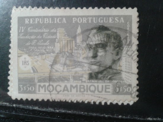 Мозамбик, колония Португалии, 1954. 400 лет основания города Сан-Паулу