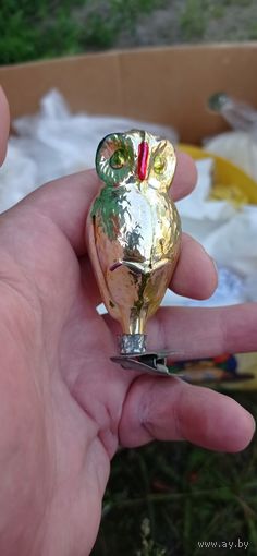 РЕДКАЯ ЁЛОЧНАЯ ИГРУШКА СССР СОВА  ЛОТ 16 КАТАЛОГ СОСТОЯНИЕ ! НА  ФОТО . ОРИГИНАЛ  .  Распродажа Коллекции !!! . Экспресс  Аукцион  не с рубля без МПЦ и прочего 3 ДНЯ  .Много лотов в продаже .