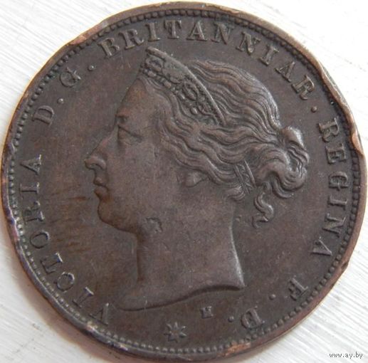 6. Джерси 1/24 шиллинга 1877 год