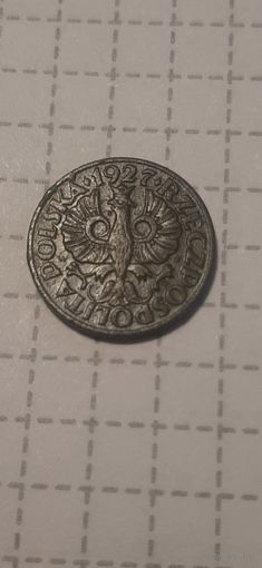 1 грош Польша 1927 год
