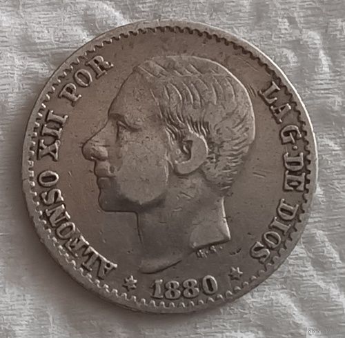 Испания 50 сентимо 1880