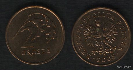 Польша y277 2 грош 2005 год (mw) (alb2