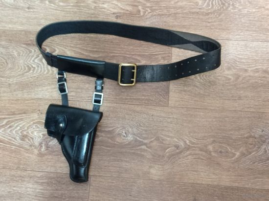 Ремень кожанный и кабура офицера ВМФ СССР