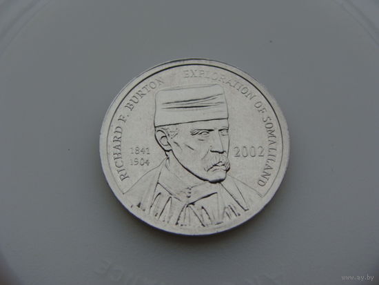 Сомалиленд. 5 шиллингов 2002 год KM#4 "Ричард Френсис Бёртон"