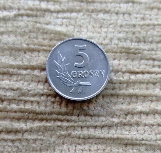 Werty71 Польша 5 грошей 1971 Блеск