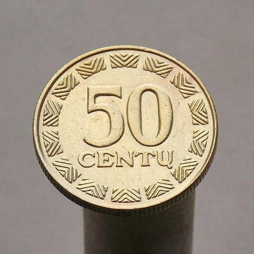 Литва 50 центов 2000