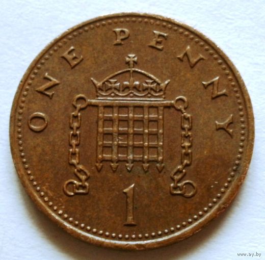1 пенни 1988 Великобритания