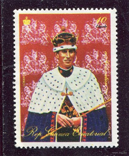 Экваториальная Гвинея. 25 лет коронации Елизаветы II. Принц Чарльз